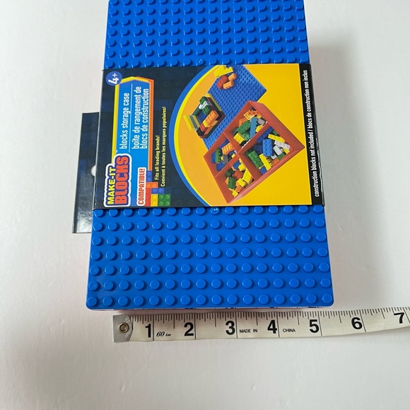 Make-it Blocks Base Plate / Storage Case Compatible With Lego + 1 Blocks 72 Pc - Picture 3 of 11